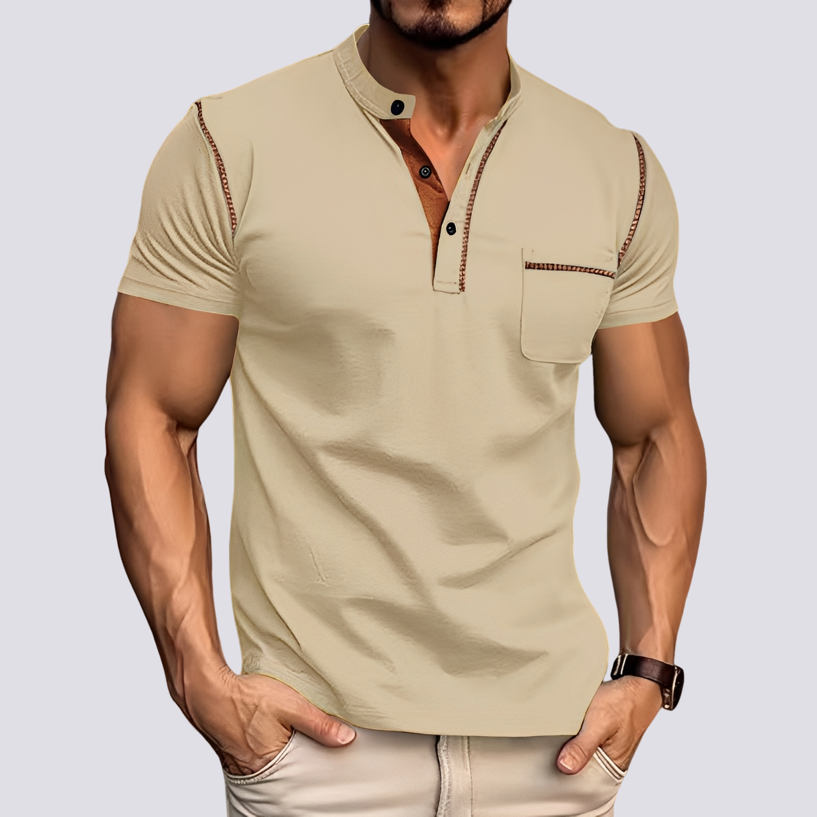 Stefan - Polo chic et léger pour hommes