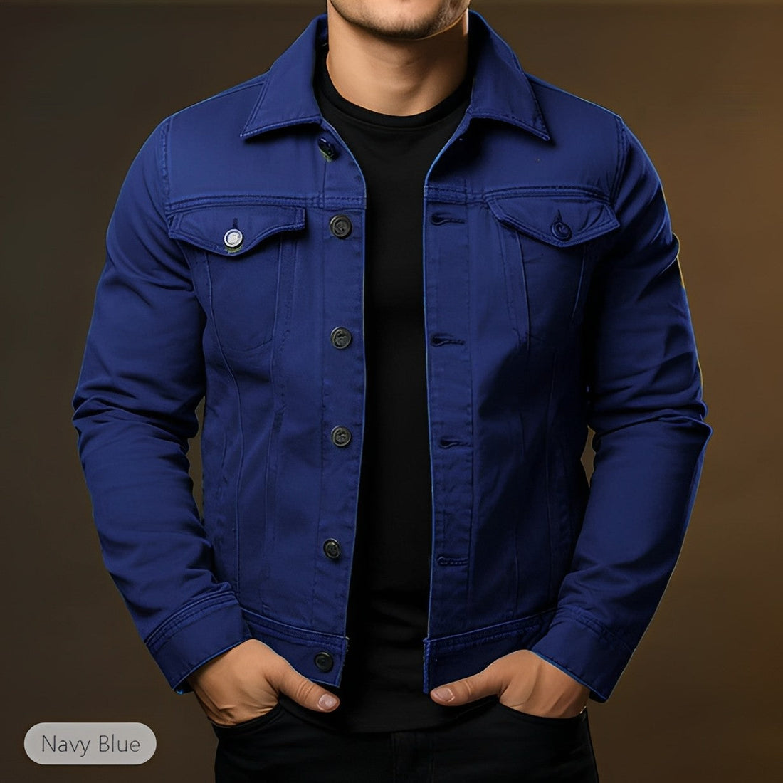 Leroy - Veste en jean moderne pour hommes