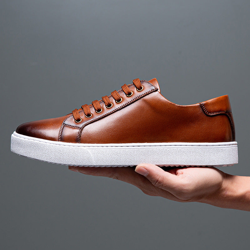 Dominik - Sneakers Décontractées Finition Brossée