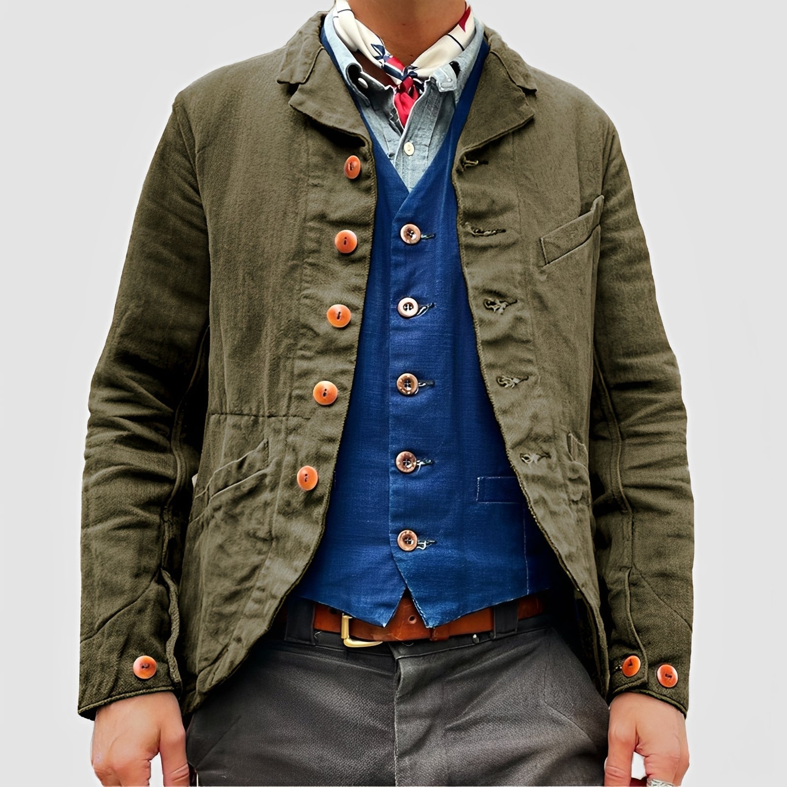 Rick - Veste ample avec plusieurs poches