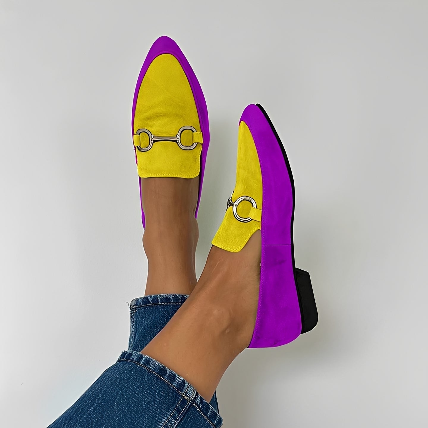 Vinnie - Mocassins Chic et Colorés à Pointe Fine