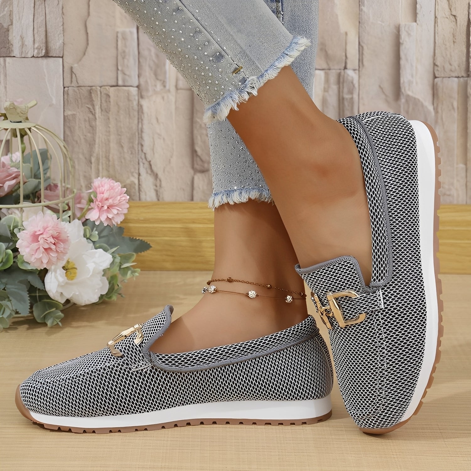 Monica – Mocassins pour femmes – Simples et décontractés
