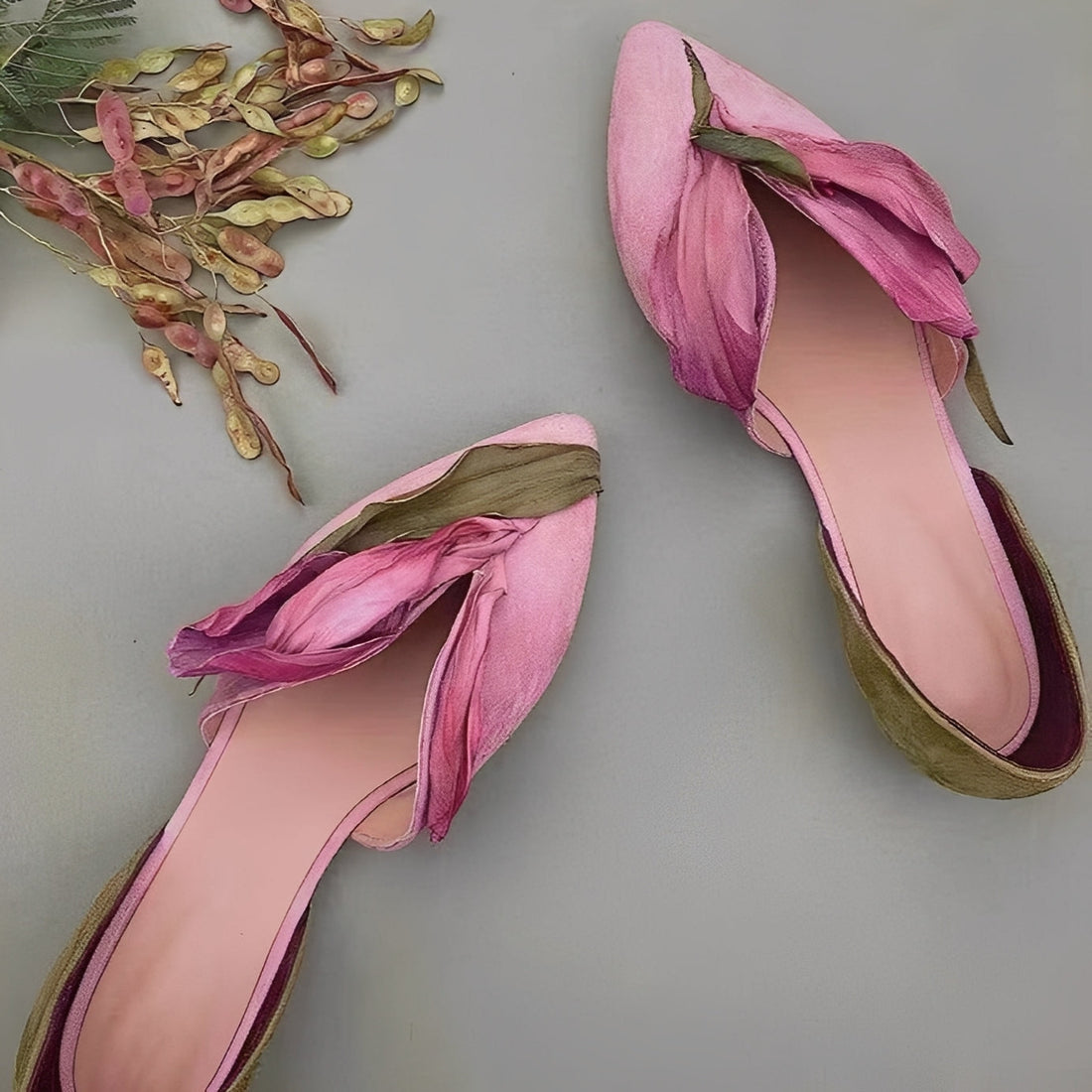Jennifer - Ballerines tendance pour femmes avec motif floral