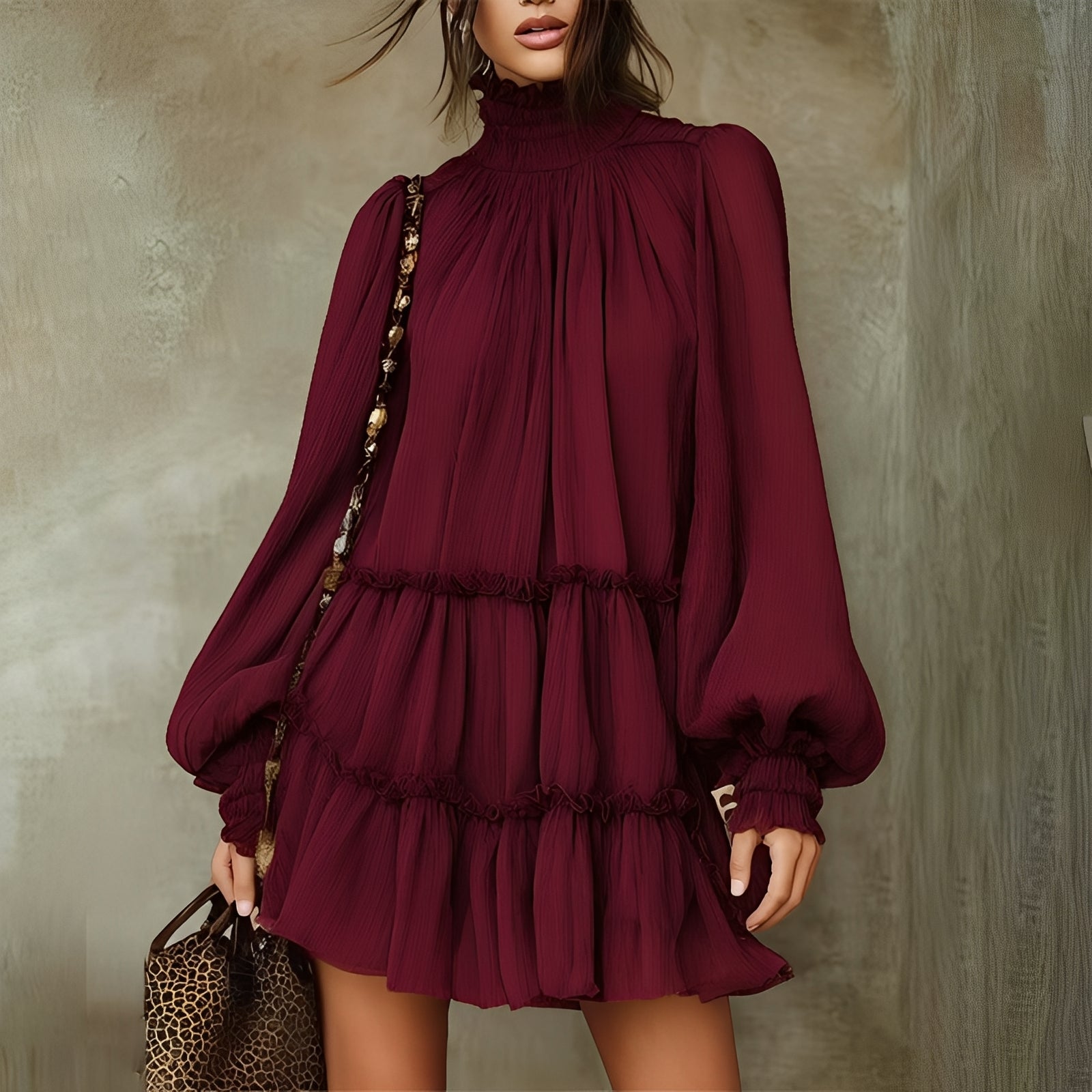 Mayeth - Robe Courte Chic et Évasée