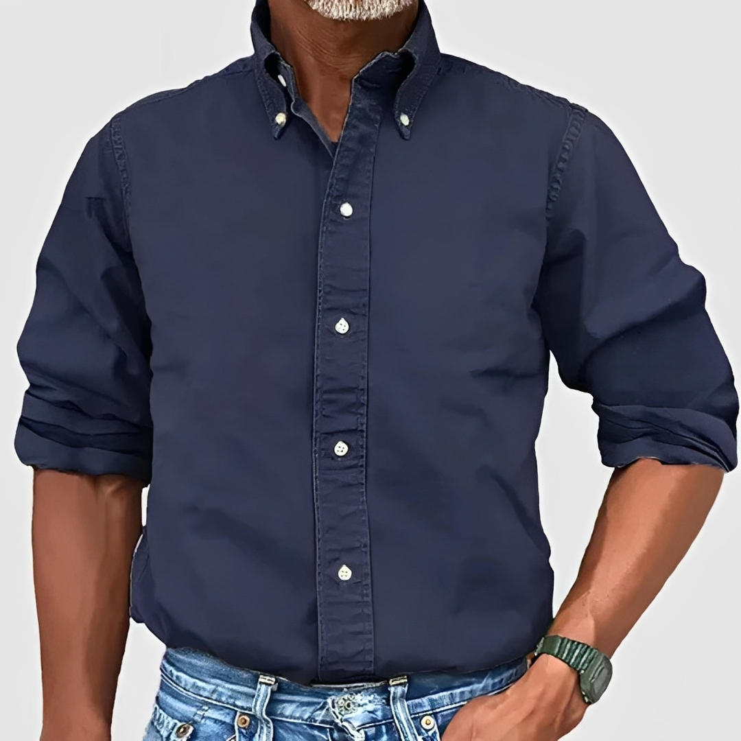 Edmond - Chemise homme classique à manches longues