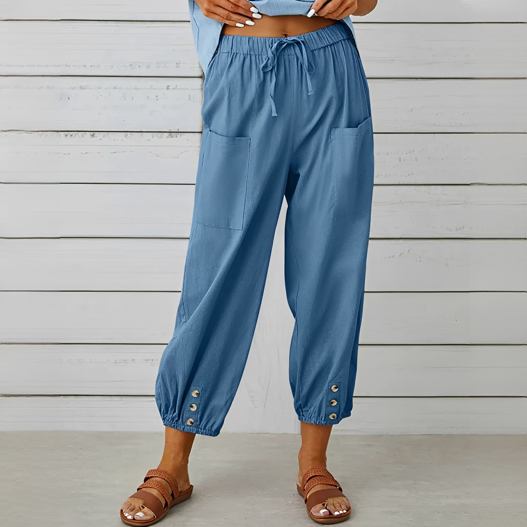 Scarlett - Pantalon confortable à lacets