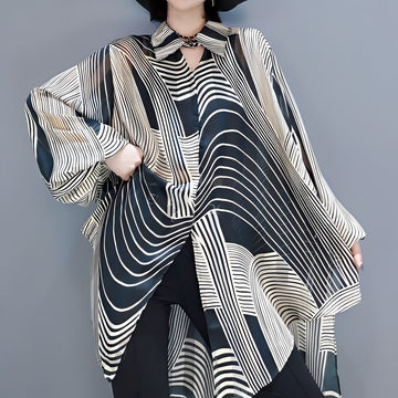 Jean - Blouse élégante en chiffon pour femmes