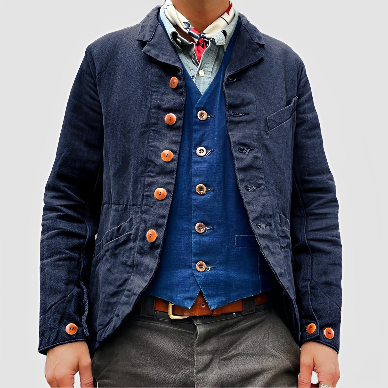 Rick - Veste ample avec plusieurs poches