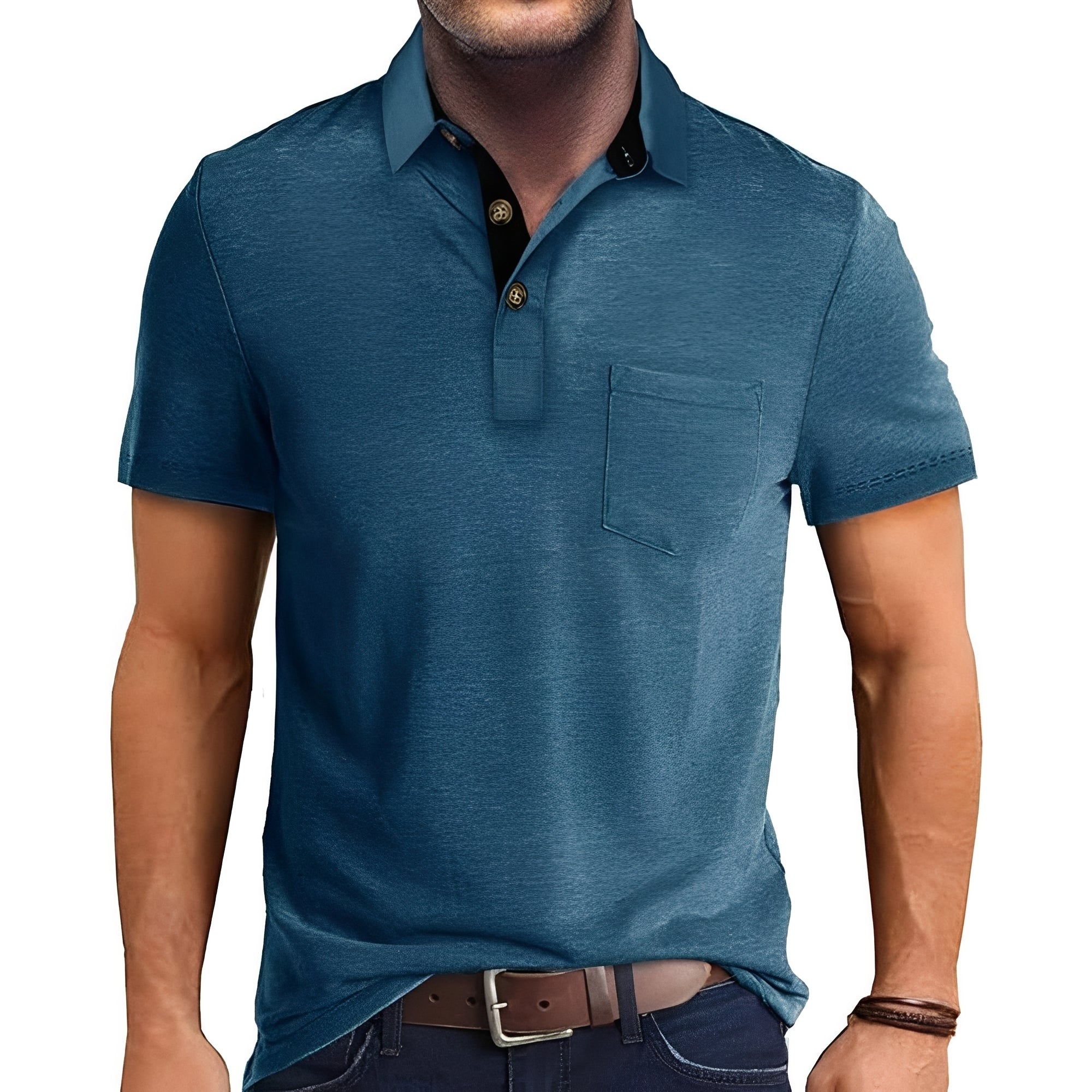 Hobbs - T-shirt Polo Décontracté à Manches Courtes