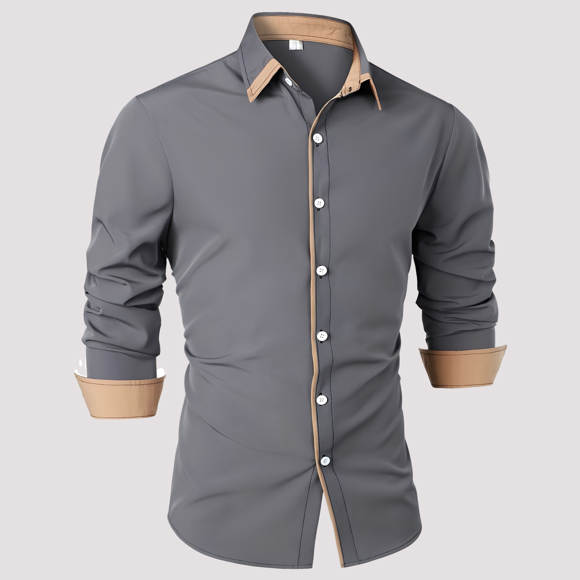 Samuel - Surchemise chic à manches longues pour hommes