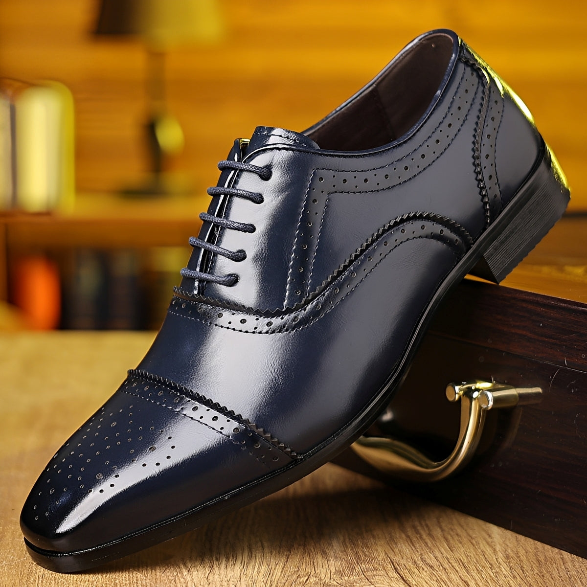 Ronan - Chaussures rétro à bouts pointus pour hommes