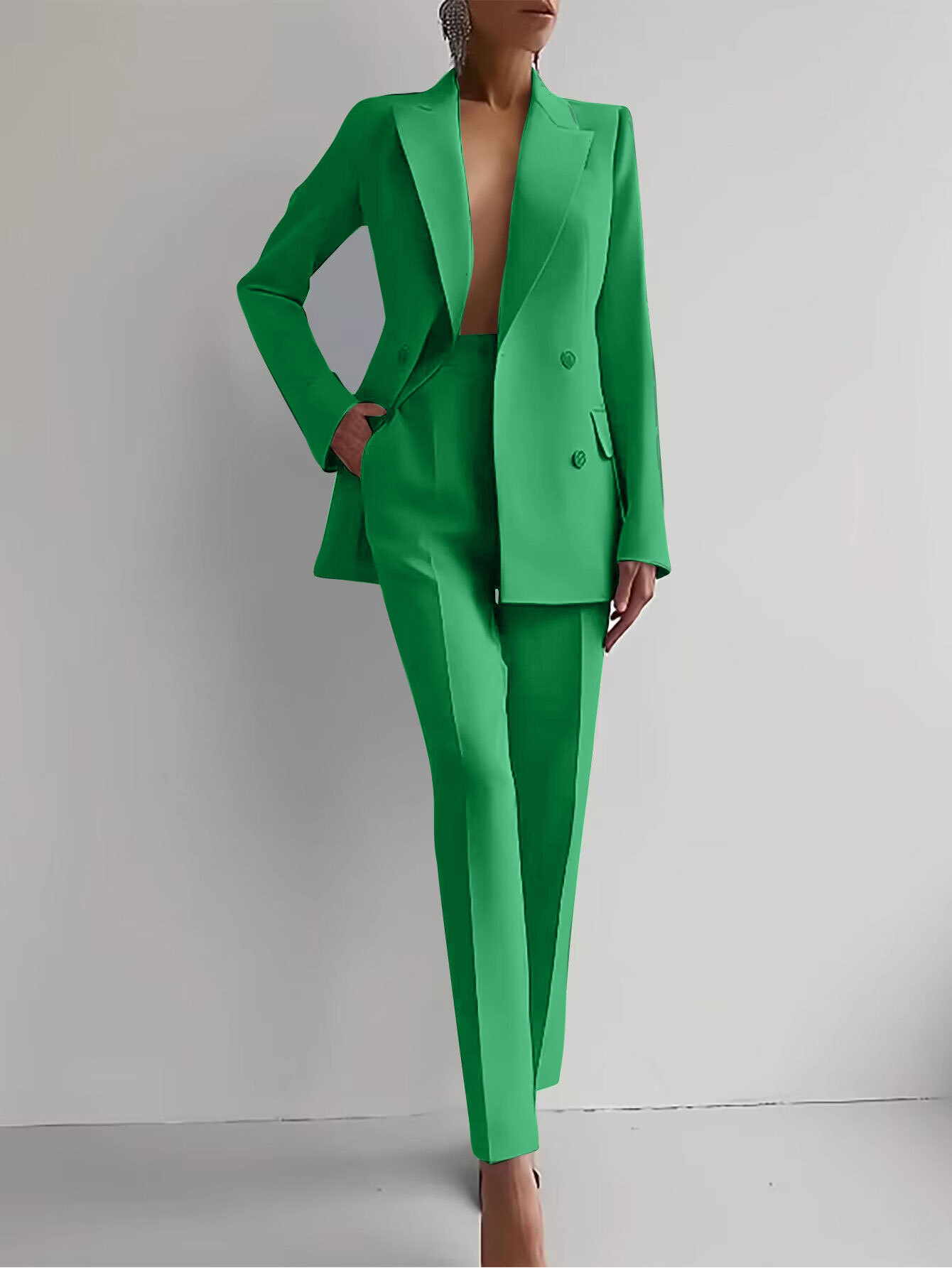 Marva – Ensemble Blazer et Pantalon Femme Élégant