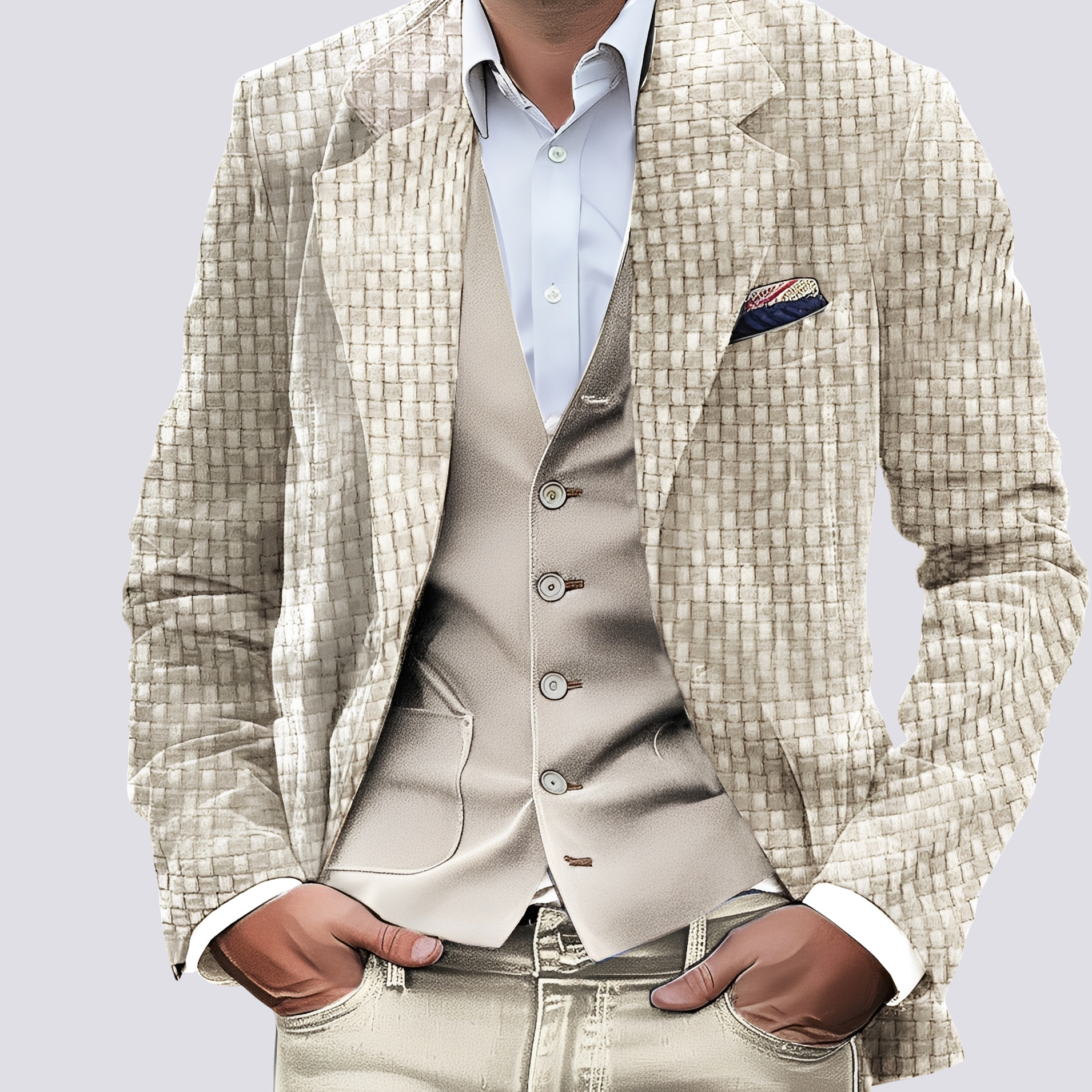 Tristan – Veste de costume homme – parfaite pour événements festifs