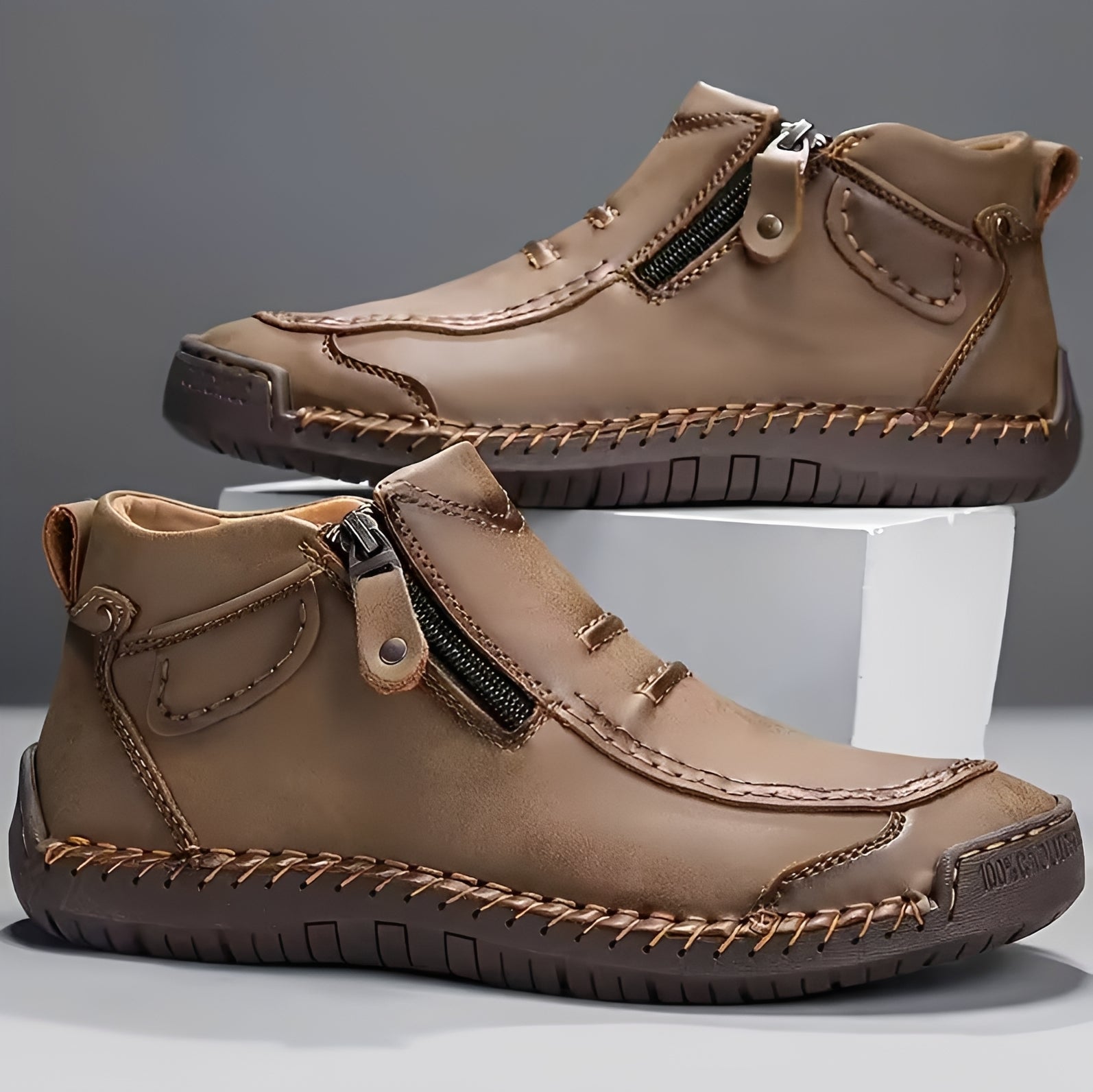 David - Chaussures avec fermeture éclair élégante