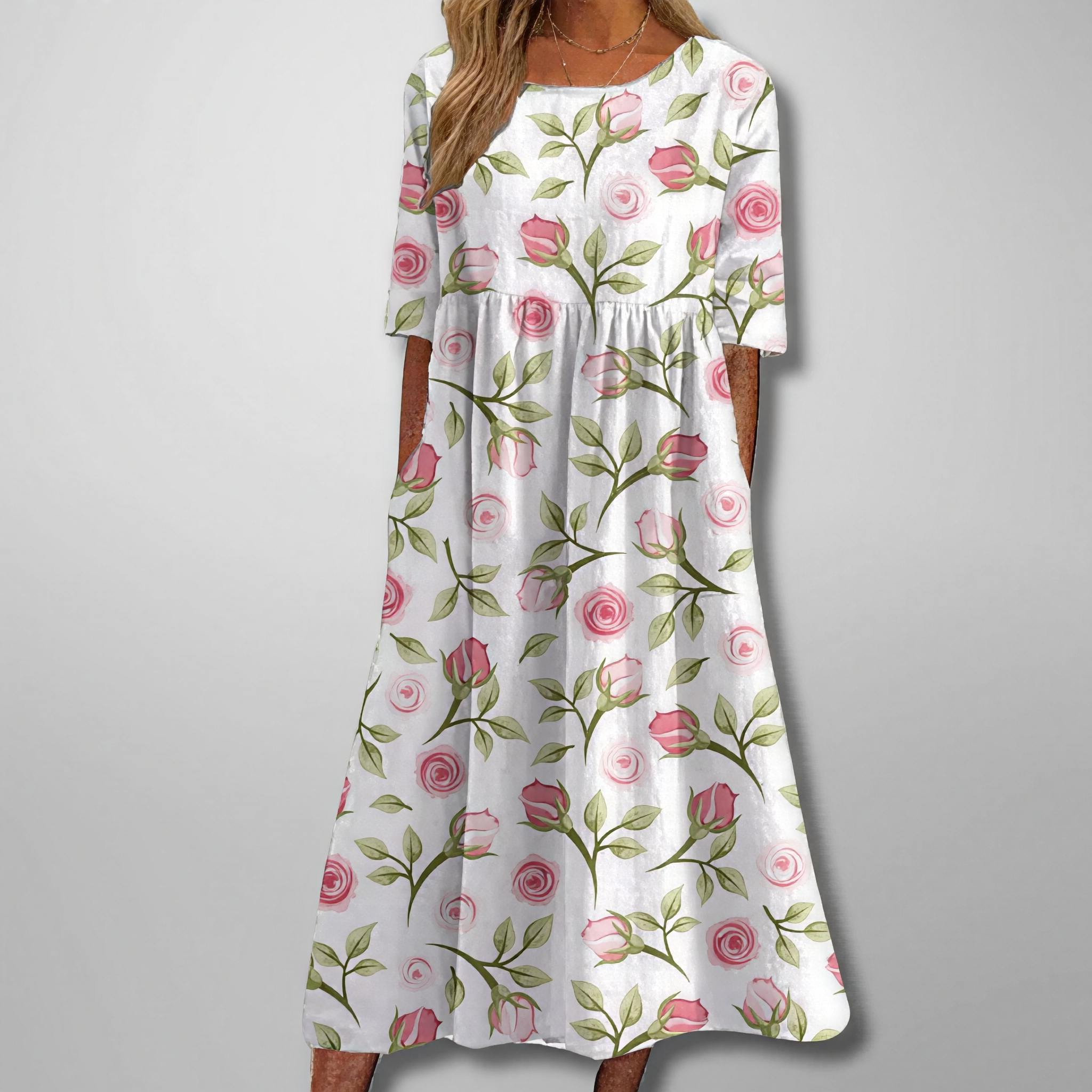 Gail – Robe maxi florale pour femmes