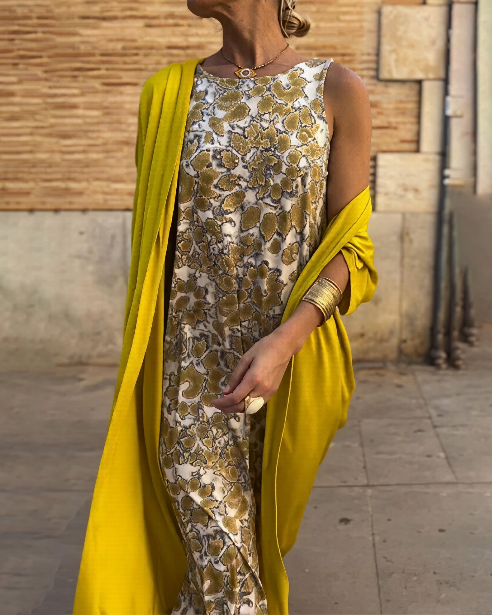 Sophia - Robe maxi pour femme avec un motif imprimé