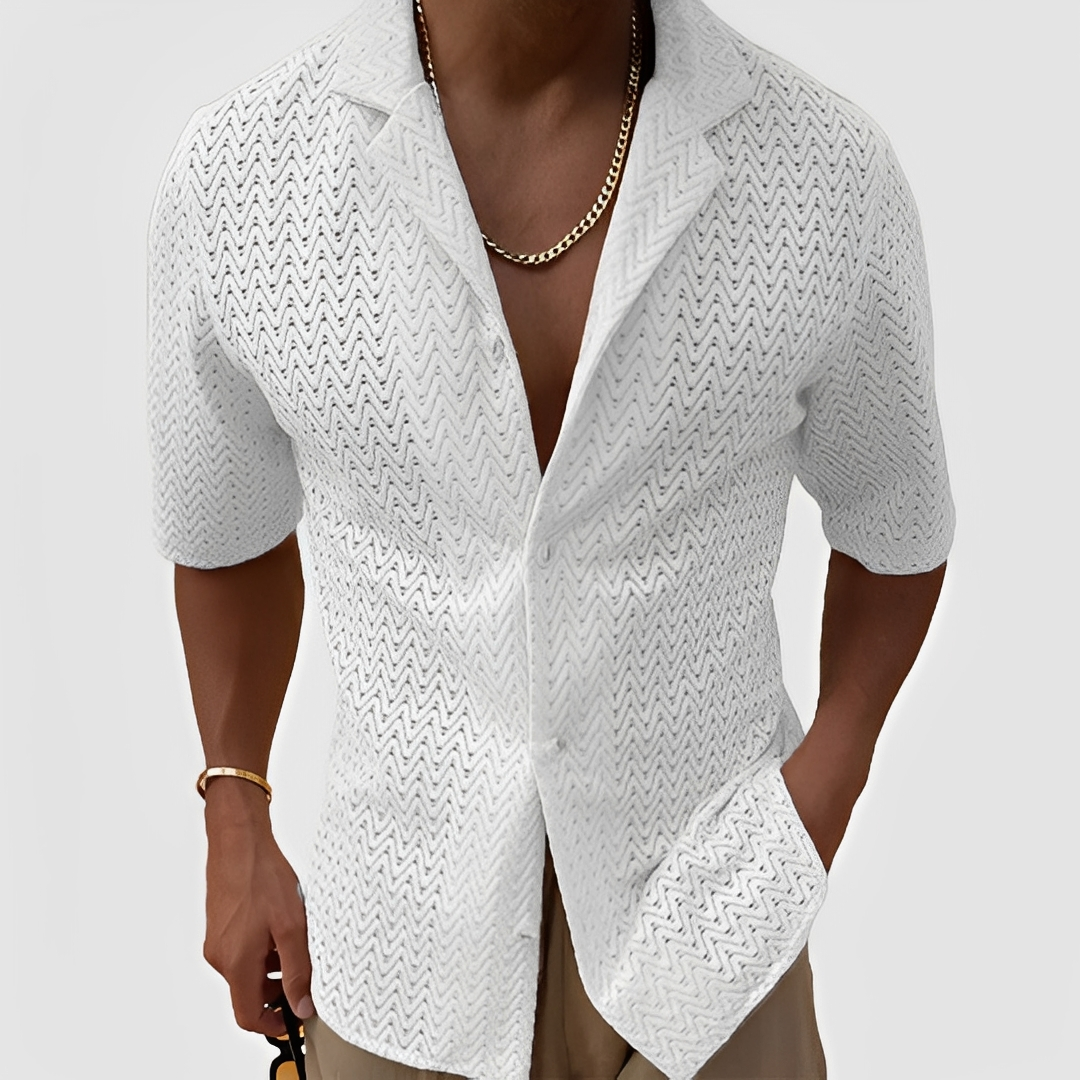 Bernie - Chemise d'été légère et aérée pour homme