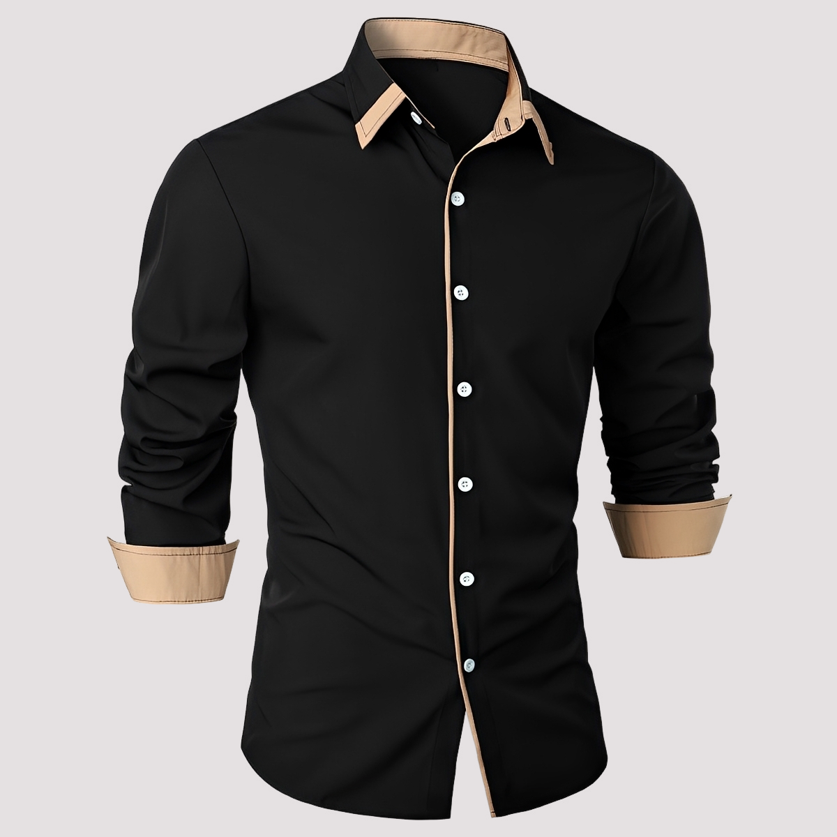 Samuel - Surchemise chic à manches longues pour hommes