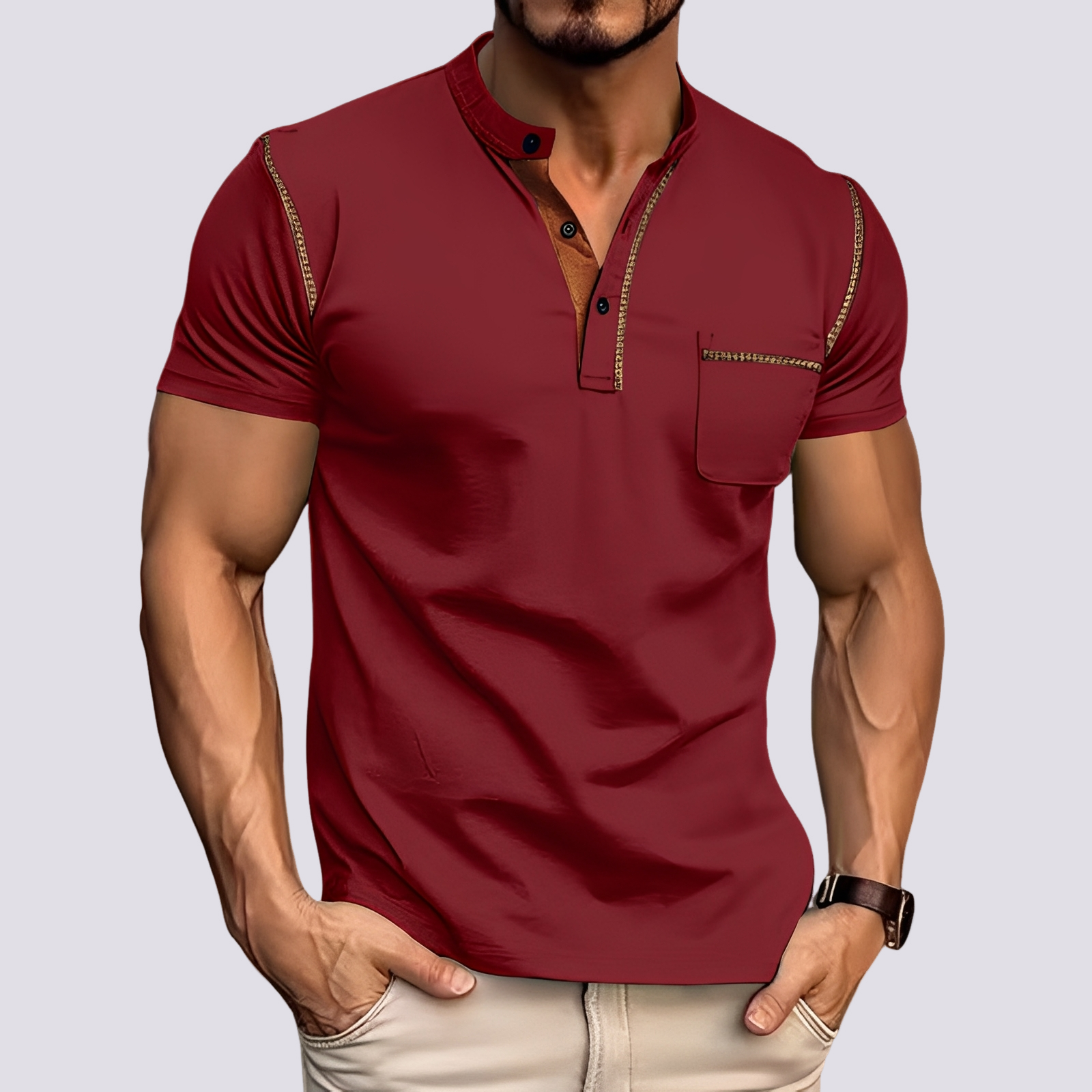 Stefan - Polo chic et léger pour hommes