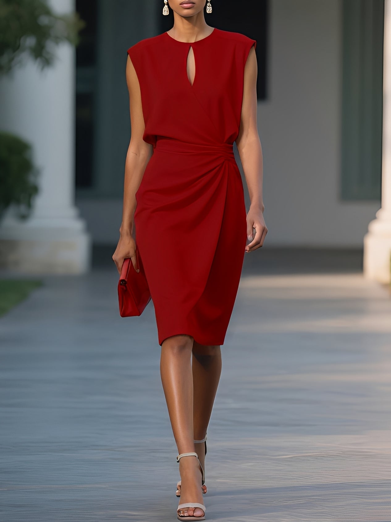 Ashley – Robe mi-longue pour femmes – pour occasions festives