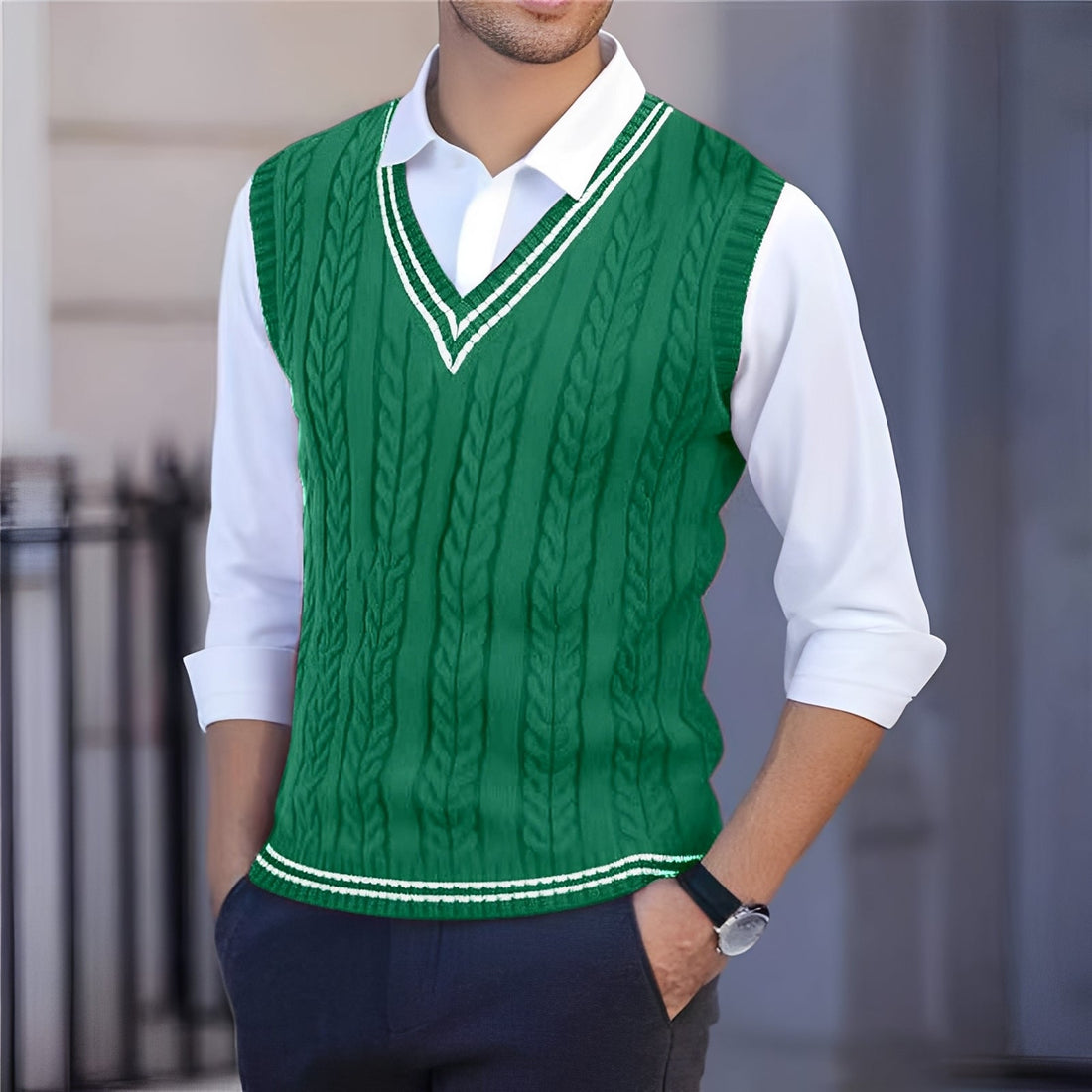 Bobbie - Gilet chic à col en V