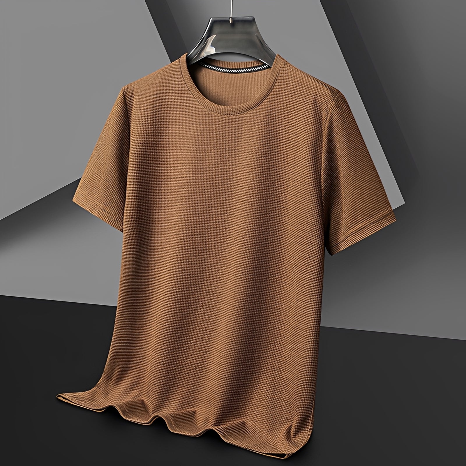 Jed - T-Shirt à Texture Décontracté