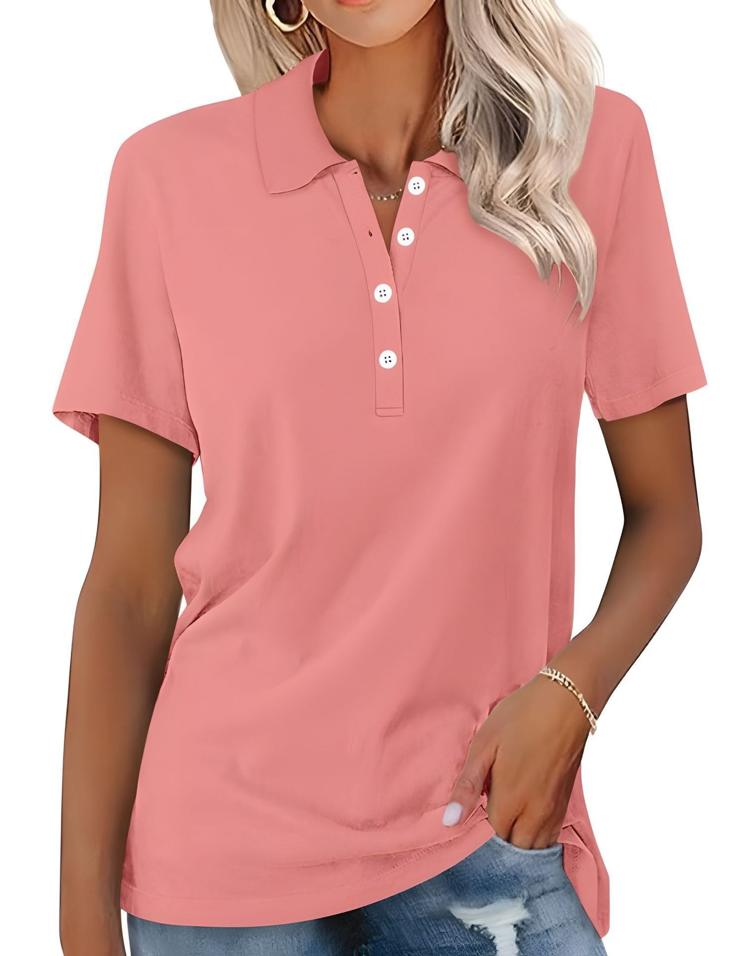 Stella – Polo Femme Slim Fit Décontracté