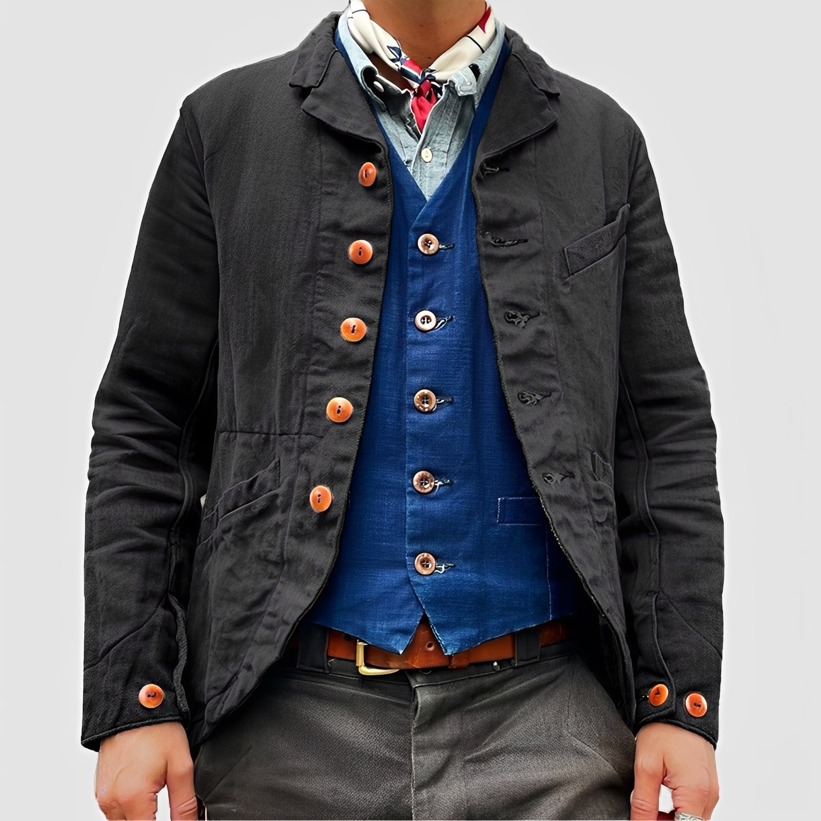 Rick - Veste ample avec plusieurs poches