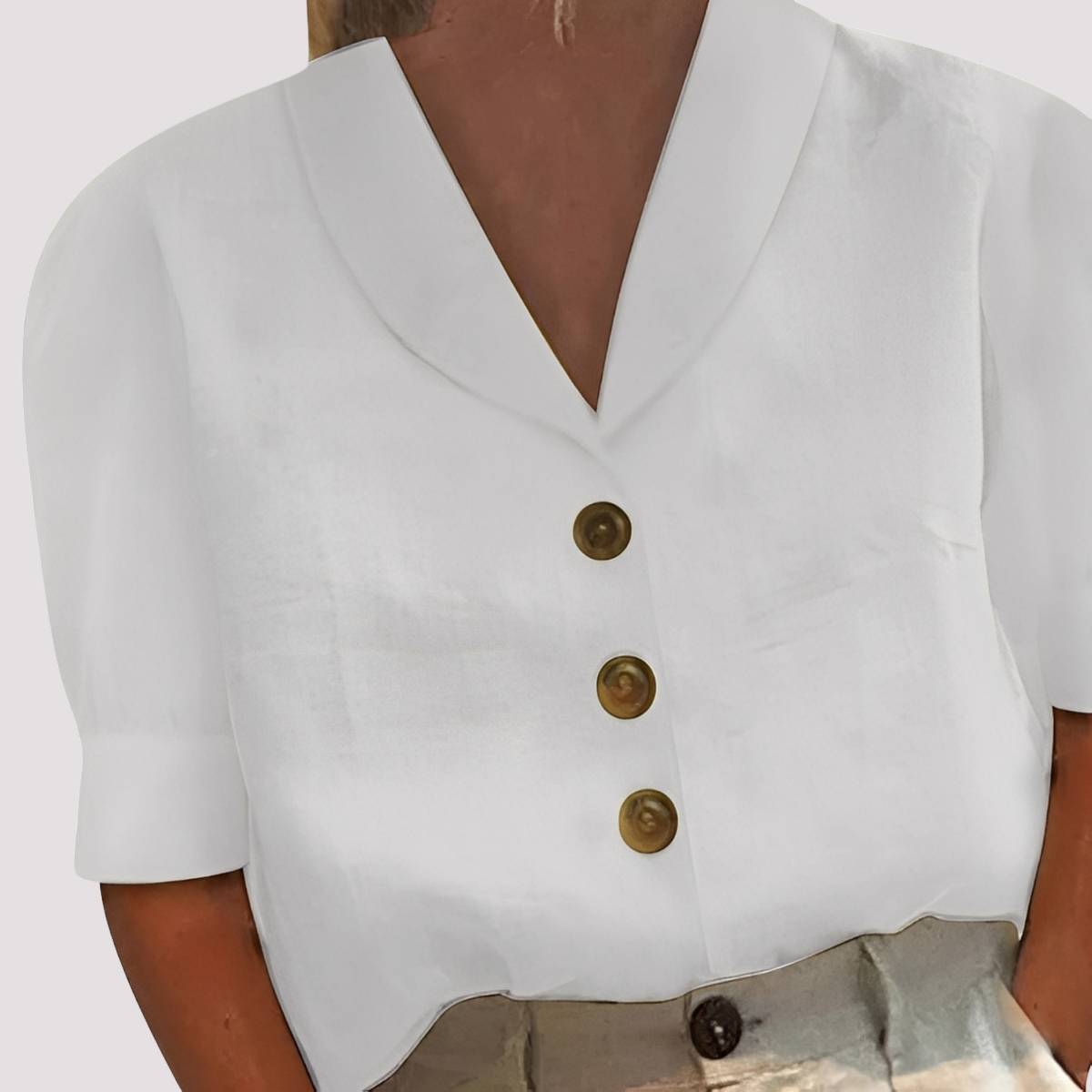 Mariyah - Blouse chic avec col en V