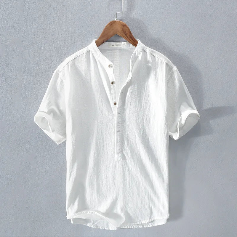 Asher - chemise à manches courtes avec boutons