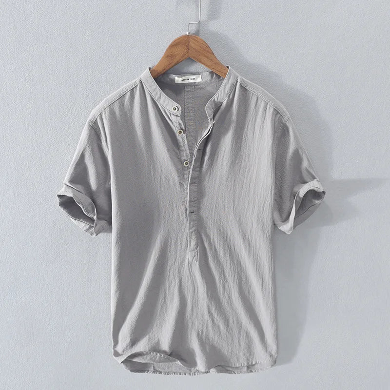 Asher - chemise à manches courtes avec boutons