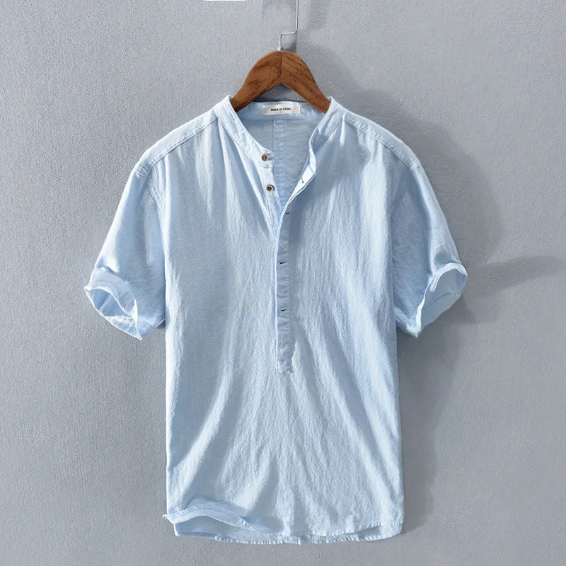 Asher - chemise à manches courtes avec boutons