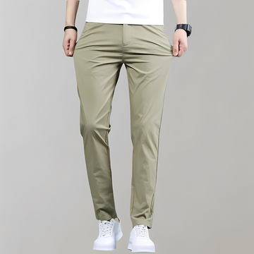 Warren - Pantalon homme tendance coupe droite