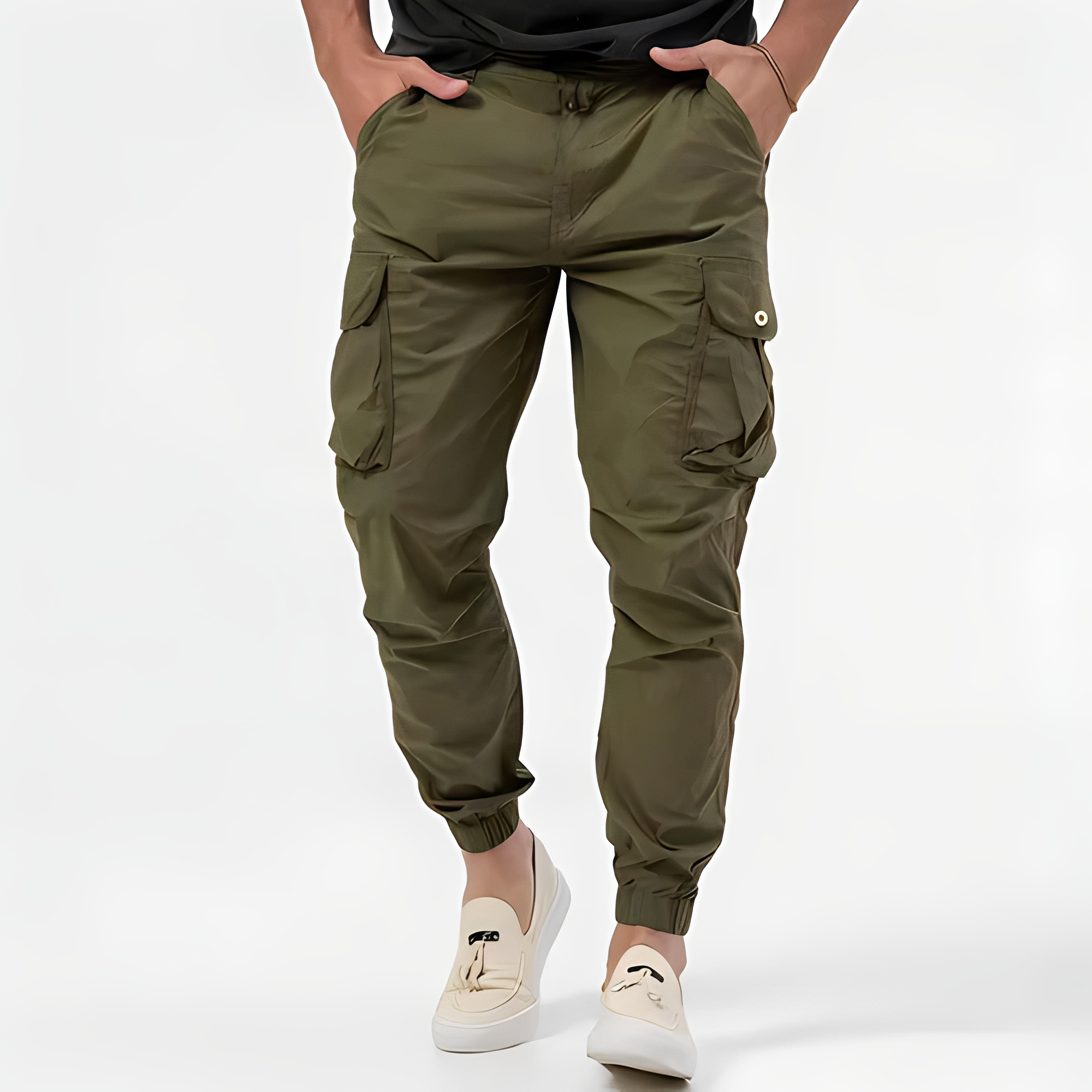 Glendel - Pantalons cargo à la mode pour homme