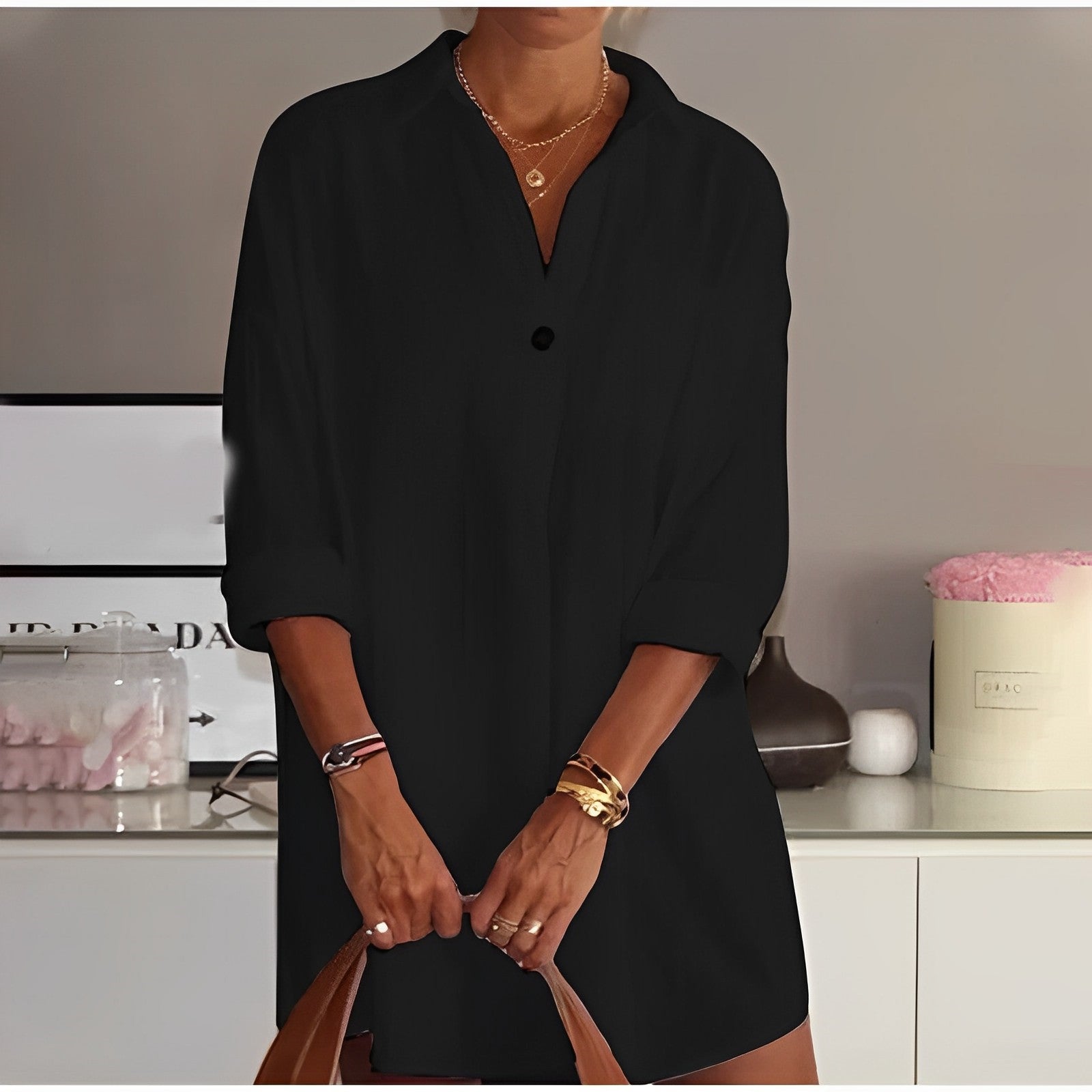 Caterina - Chemise ample à manches mi-longues