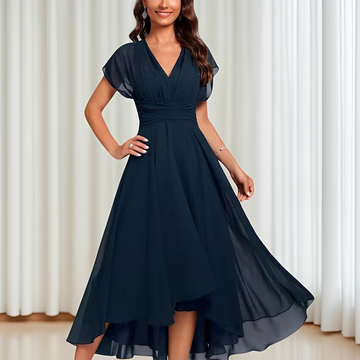 Blaine - Robe Midi pour Événement Distingué