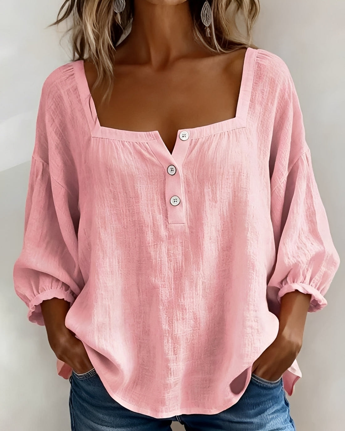 Corey - Blouse Longue Décontractée