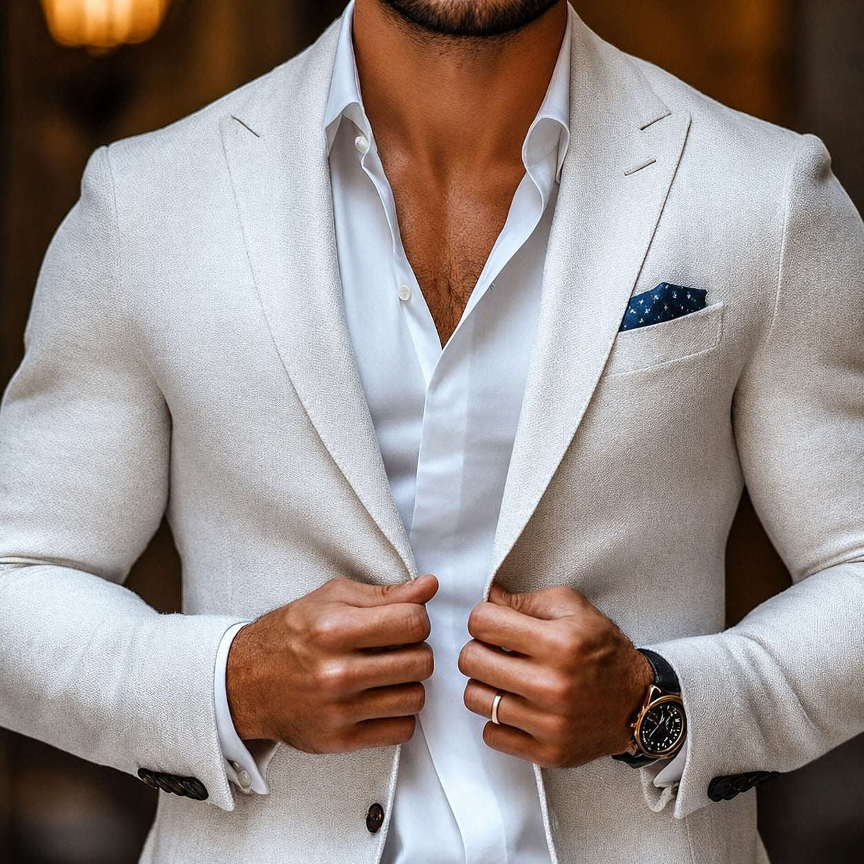 Loui - Blazer chic à deux boutons avec col