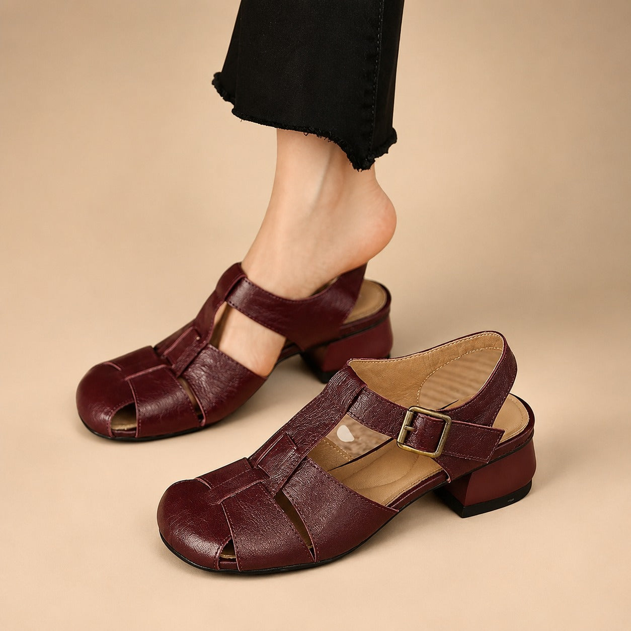 Lenny - Sandales Confort avec Semelle Moelleuse