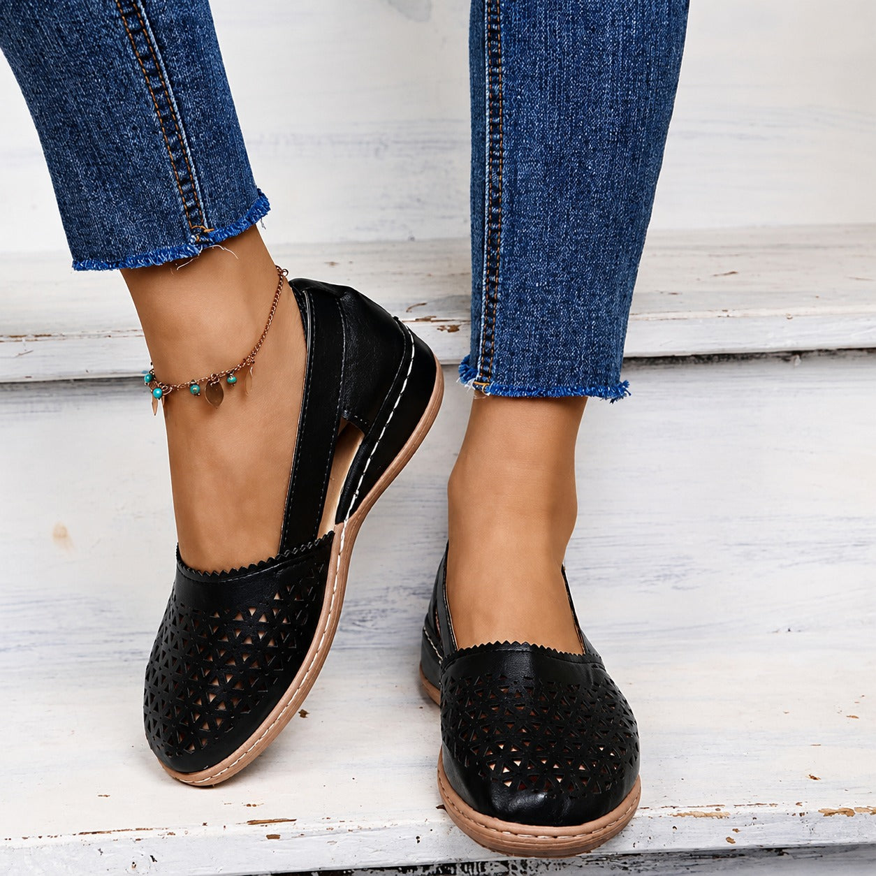 Tegan - Sandales stylées avec design