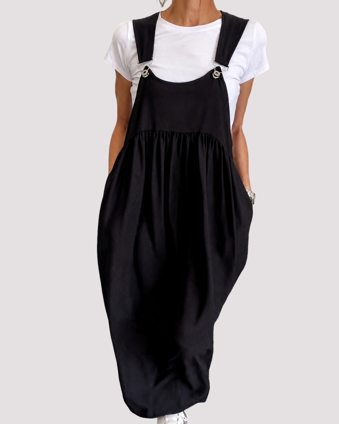 Jazmine - Robe Simple avec Bretelles