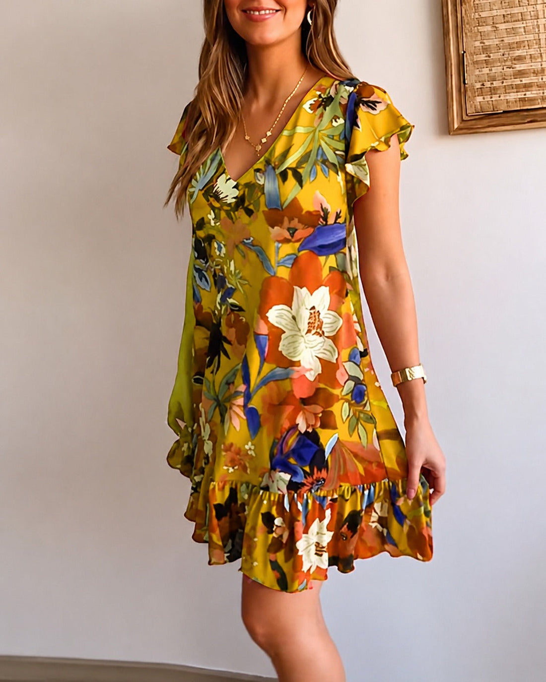 Katelyn - Jolie Robe à Motifs Floraux