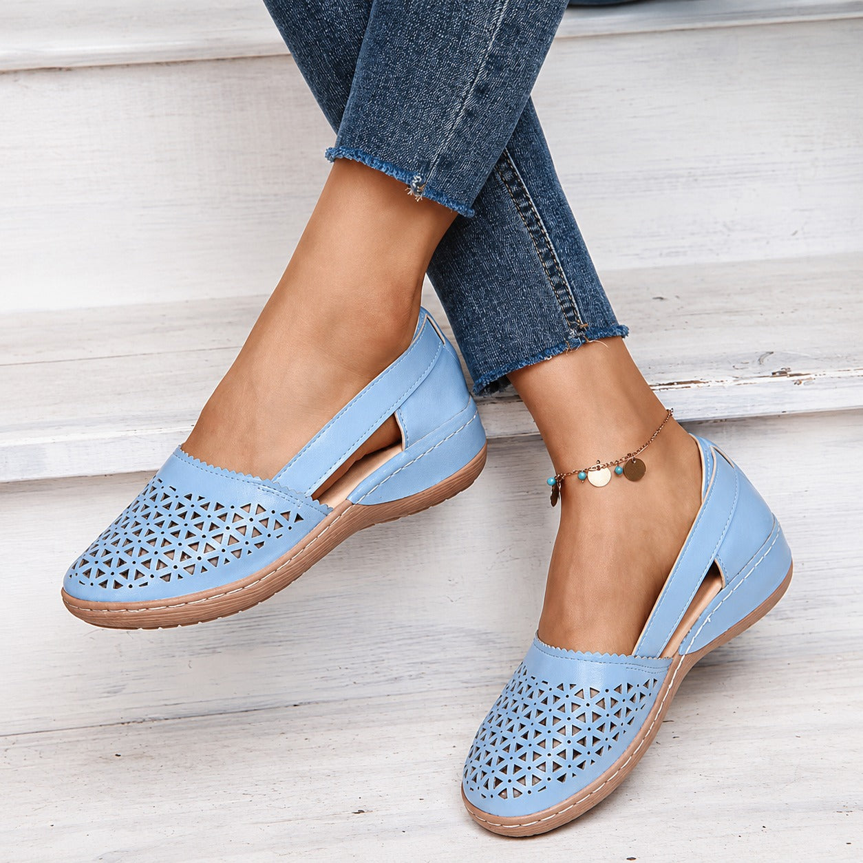 Tegan - Sandales stylées avec design