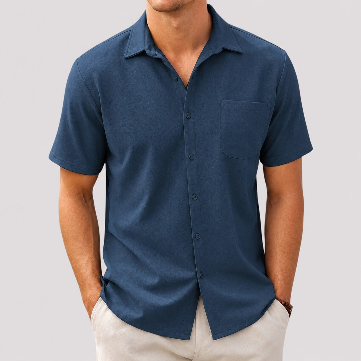 Freddy - Chemise confortable à manches courtes