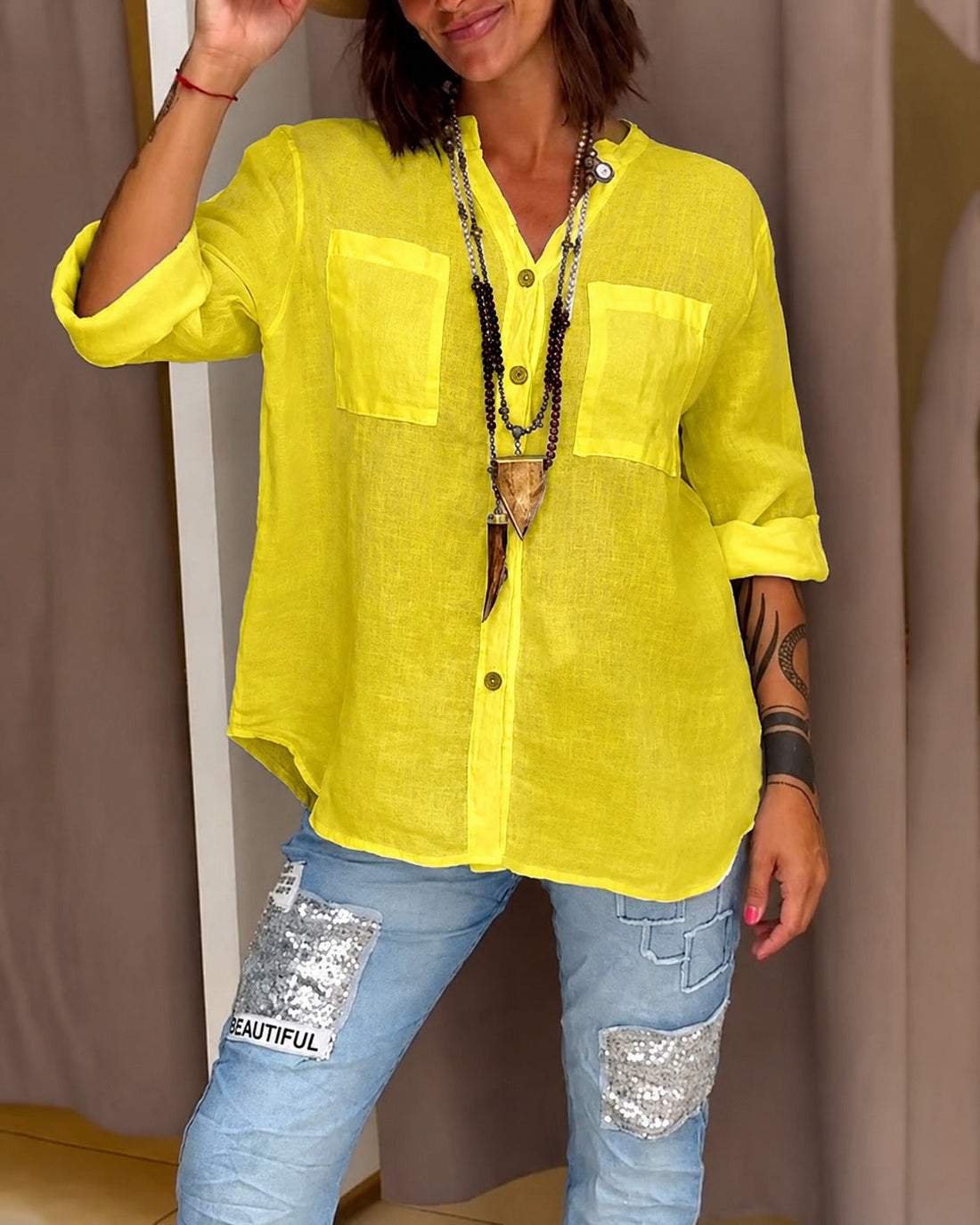 Farrah - Chemise Ample et Décontractée