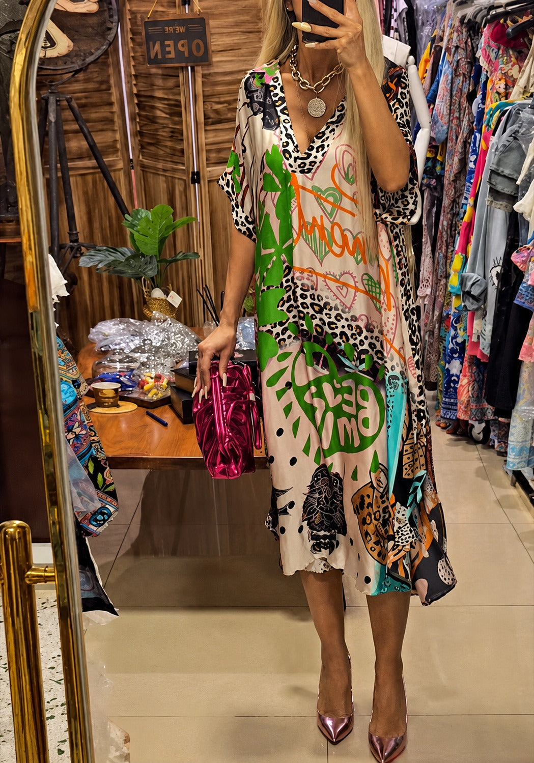 Remy - Robe Élégante à Motifs
