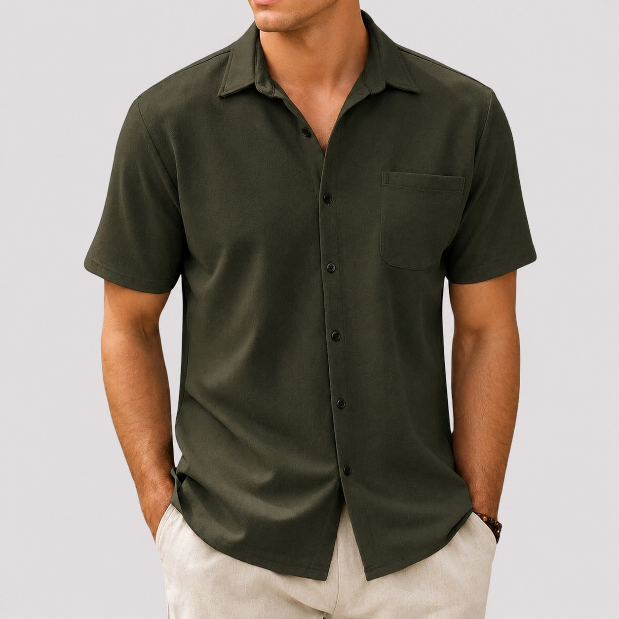 Freddy - Chemise confortable à manches courtes
