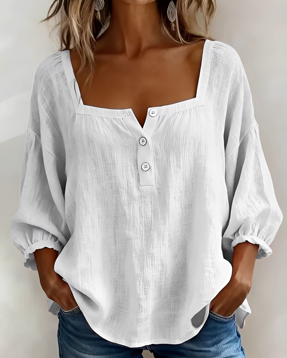 Corey - Blouse Longue Décontractée