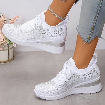 Elodie - Baskets Confortables et Élégantes avec Détails Brillants