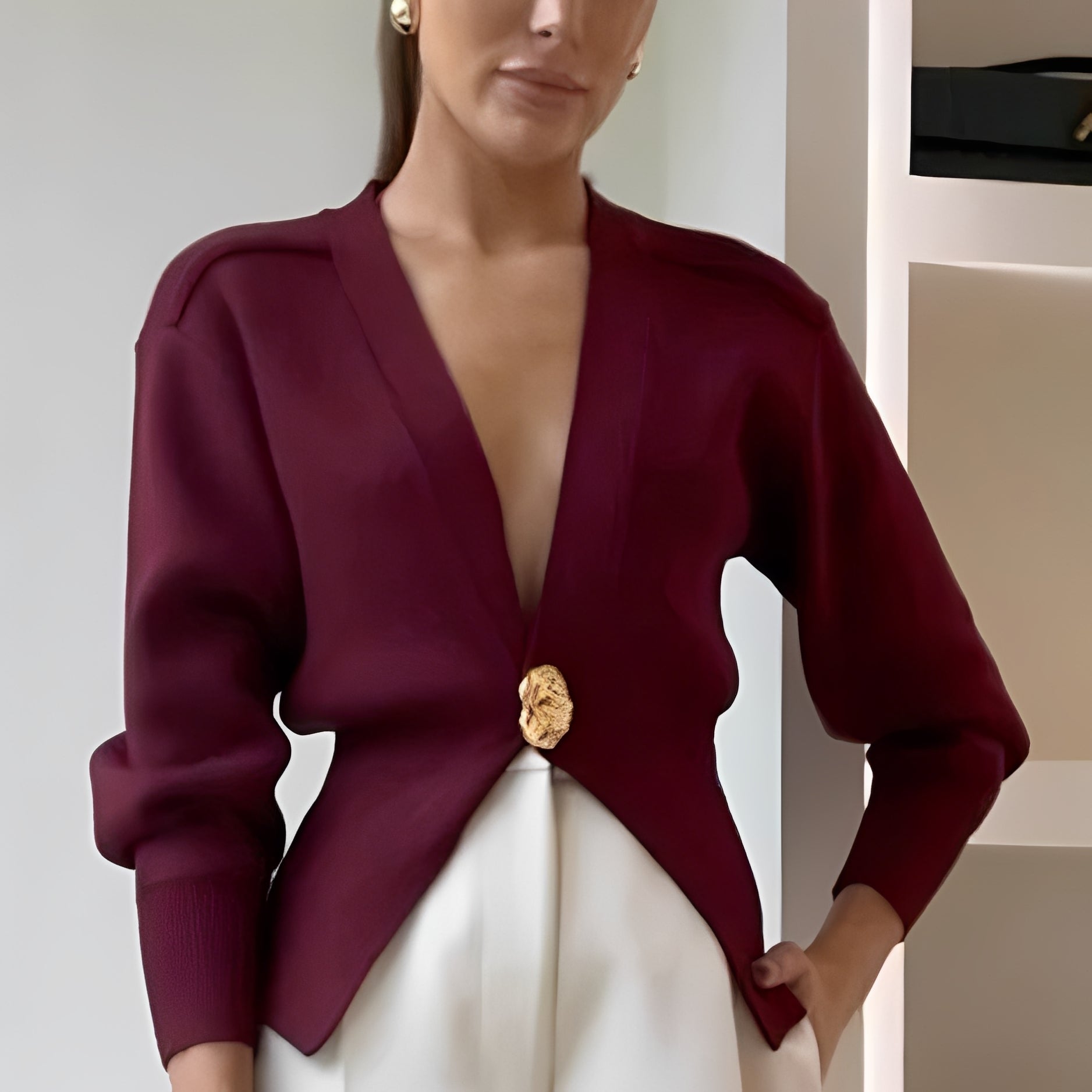 Bertie - Cardigan chic à boutons